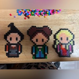 Sanderson sisters perler ornaments